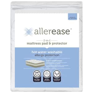 Waterproof Protection Bedding Medium Deep Pocket Polyester Twin Mattress Pad