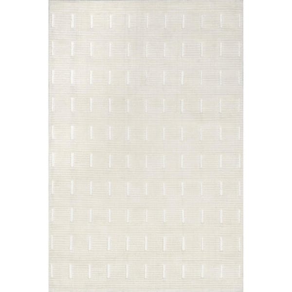 Waverly Wool Ivory 10 ft. x 14 ft. Indoor/Outdoor Patio Rug