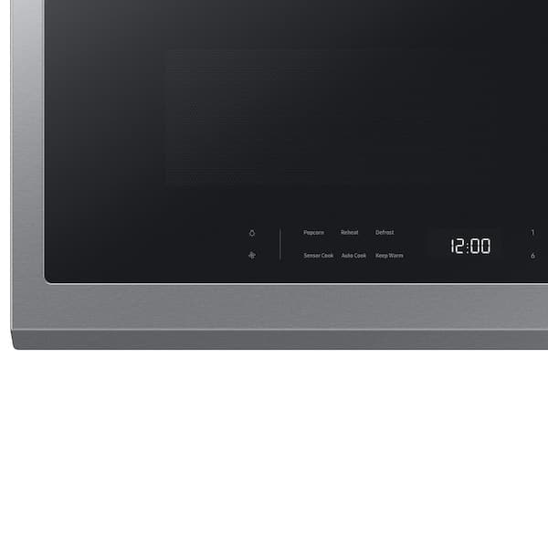Samsung - Over-the-Range Microwave 2.1 cu. ft. with Wi-Fi in Fingerprint Resistant Stainless Steel