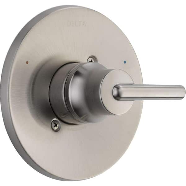 Delta Trinsic 1-Handle Wall-Mount Valve Trim Kit in Stainless (Valve Not Included)