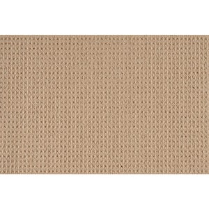 Shenadoah - Flax - Brown 12 ft. 24 oz. Wool Loop Installed Carpet