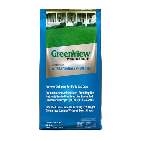 Premium Formula 34 lbs. Spring Fertilizer with Crabgrass Preventer 10,000 sq. ft.