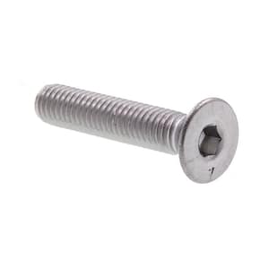 #10-32 x 1 in. Grade 18-8 Stainless Steel Hex (Allen) Drive Flat Head Socket Cap Screws (10-Pack)