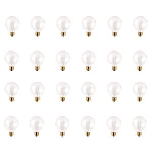 40-Watt Warm White Light G25 (E26) Medium Screw Base Dimmable Clear Incandescent Light Bulb, 2700K (24-Pack)