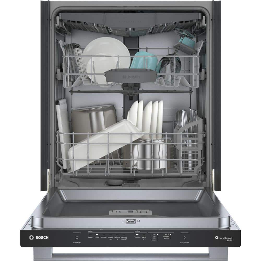 24" Stainless Steel Built-In Dishwasher with Top Control