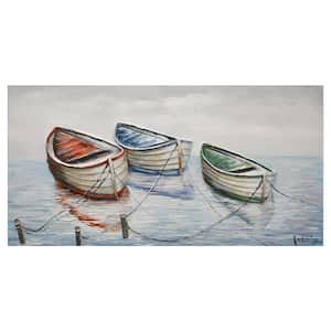 "Rowboat Harmony II" by Unknown Artist Canvas Wall Art