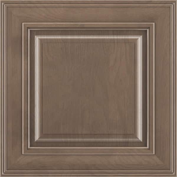 American Woodmark Savannah 11 9/16-in. W x 3/4-in. D x 11 1/2-in. H in Maple Latte Cabinet Door Sample