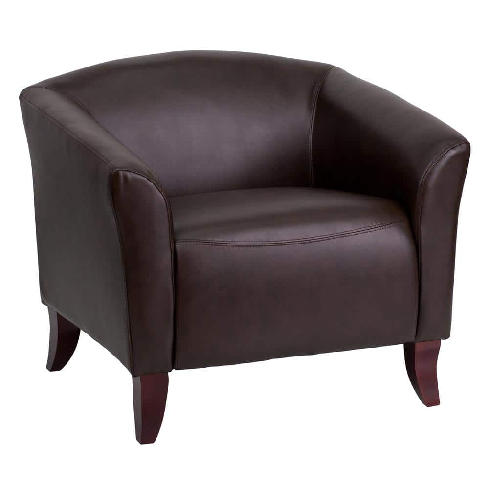 Carnegy Avenue Brown Club Chair CGA-BT-6295-BR-HD The Home Depot