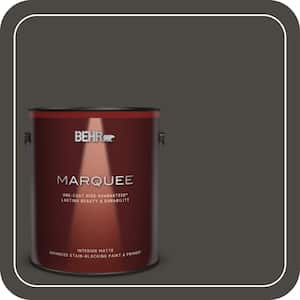 1 gal. #PPU24-01 Black Mocha Matte Interior Paint & Primer