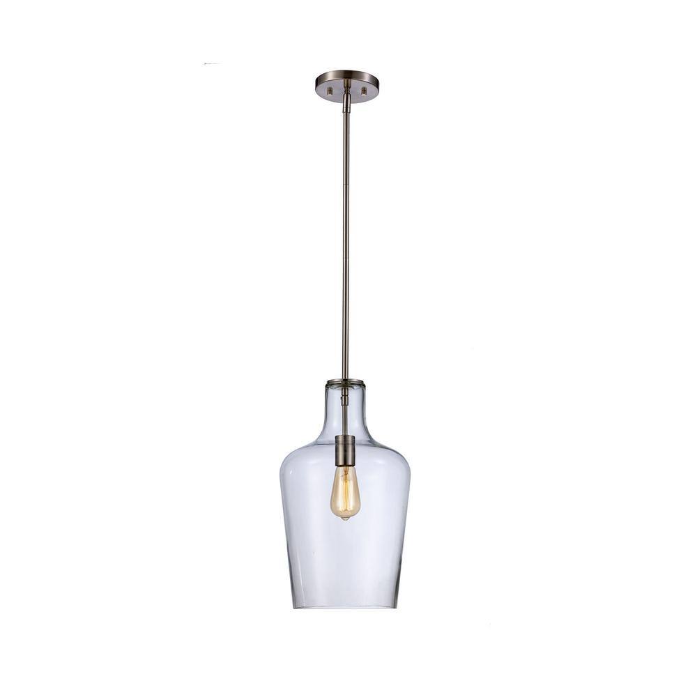 Trans Globe Lighting Pnd-2152 Dorsey 11  Wide Pendant - Nickel