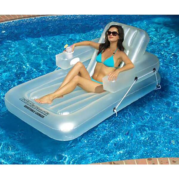 clear pool lounger