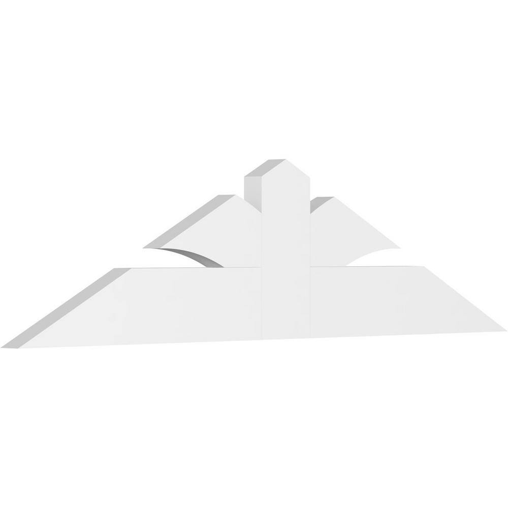 60 in. W x 15 in. H x 2 in. D x 6 in. F, 6/12 Pitch, Richland Signature Urethane Gable Bracket, Primed Tan price history on PriceWatchPro