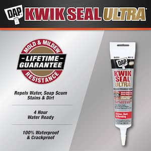 Kwik Seal Ultra 5.5 oz. Clear Advanced Siliconized Kitchen and Bath Caulk (2-Pack)