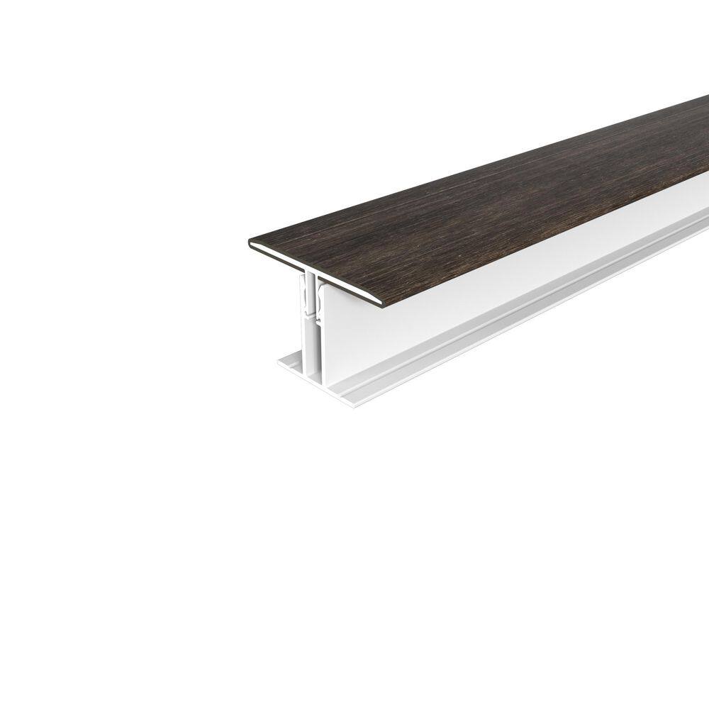 Alusions 1.5 in. x 2.19 in. x 8 ft. Spanish Walnut Composite Aluminum H Trim Kit  for 1 in. Board price history on PriceWatchPro