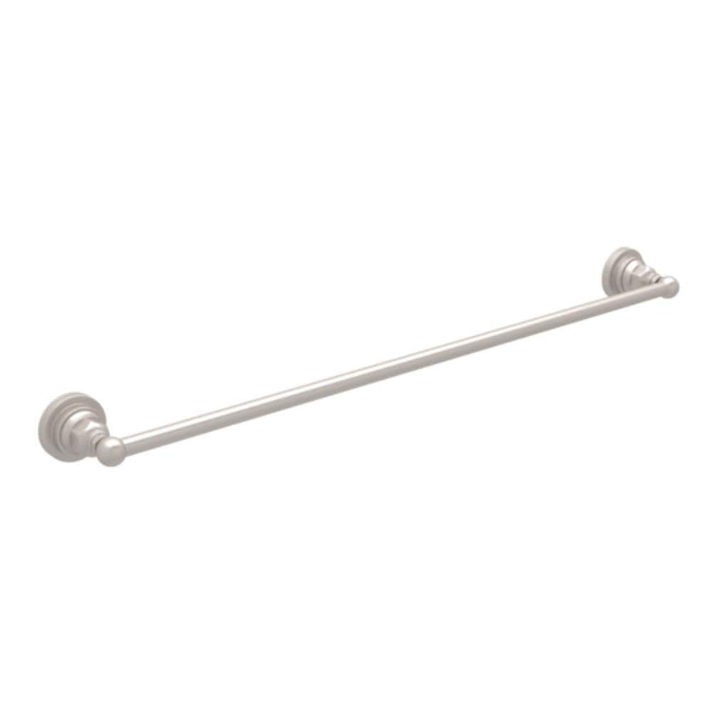 UPC 824438030015 product image for 24 in. Wall Mounted Towel Bar in Satin Nickel | upcitemdb.com