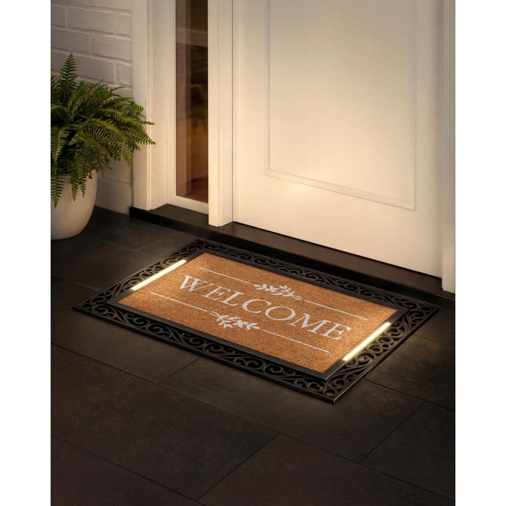 BriteStep Framed 38 in. x 26.5 in. Pressure-Activated, Wireless, Auto Shut-Off, Indoor/Outdoor LED Door Mat price history on PriceWatchPro