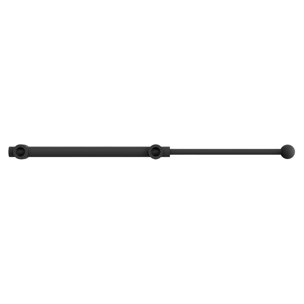 Matte Black Sliding Valet Rod for Custom Closet Systems
