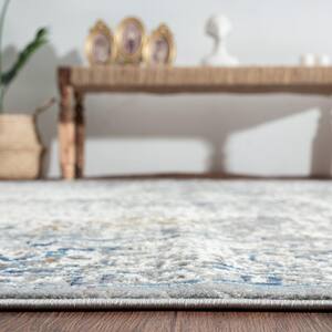 Vintage Blues/Greys 5 ft. 6 in. x 8 ft. 6 in. Area Rug