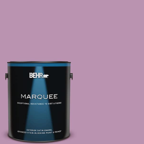 BEHR MARQUEE 1 gal. Home Decorators Collection #HDC-MD-10 Blooming Lilac Satin Enamel Exterior Paint & Primer