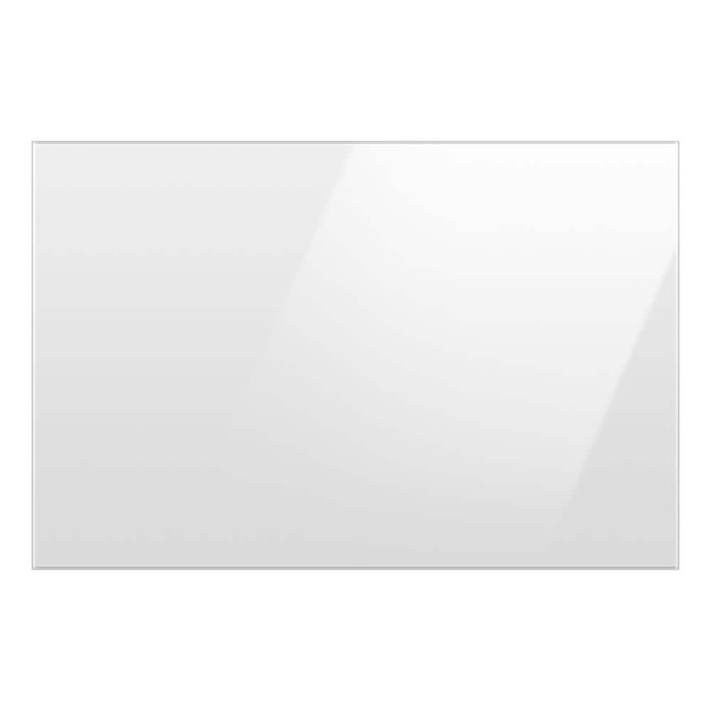 Bespoke Bottom Panel in White Glass for 3-Door French Door Refrigerator