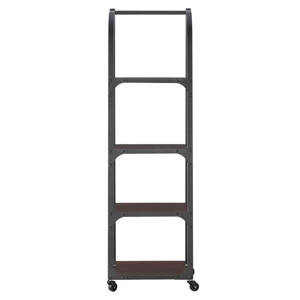 Home Decorators Collection Industrial Empire Black Ladder Bookcase