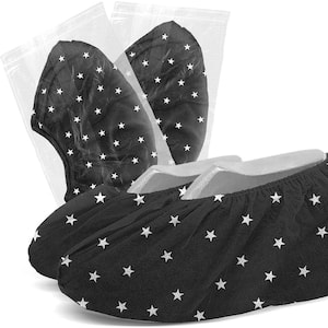 Protective Shoe Covers, Individually Wrapped - 25 Pairs - Stars