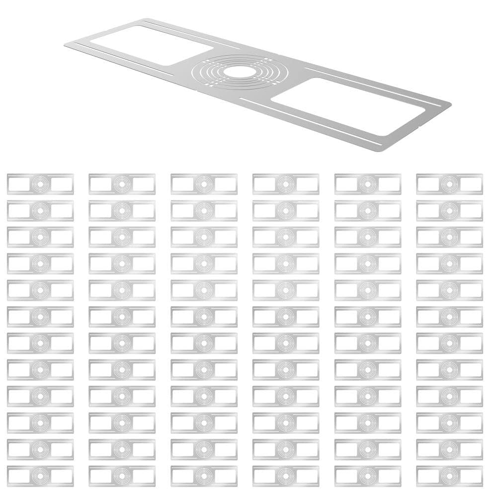 New Construction Mounting Plate,2-3-3.7-4.3-5.2-6.3 in. Mounting Frame for Round Canless Recessed Fixtures (72-pack) price history on PriceWatchPro