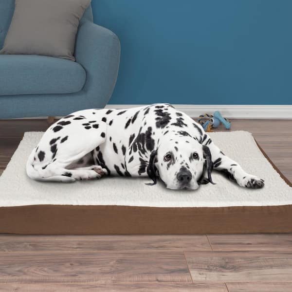 Pet Feeding Mat for Dogs Cats Non-Slip Waterproof 18 L x 23 W, Latte