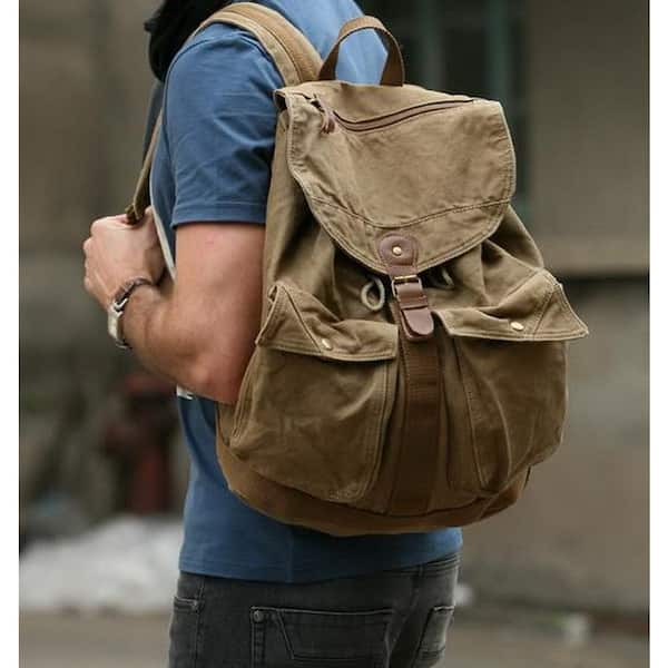 Crown Vintage Classic Convertible Backpack - Free Shipping