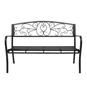 Leisure 51 in. Iron Outdoor Bench