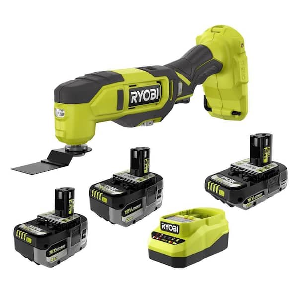 ONE+ 18V HIGH PERFORMANCE Kit w/ (2) 4.0 Ah Batteries, 2.0 Ah Battery, Charger, & ONE+ 18V Cordless Multi Tool