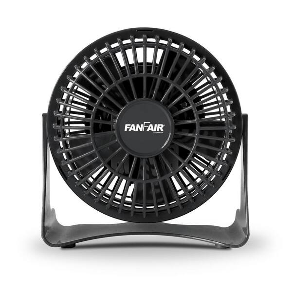 4 in. Desk Personal Fan - Black
