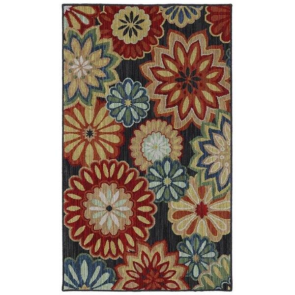 Karastan Ashbury Black 3 ft. 3 in. x 5 ft. 6 in. Accent Rug