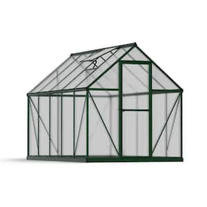 Mythos 6 ft. x 10 ft. Green/Clear DIY Greenhouse Kit
