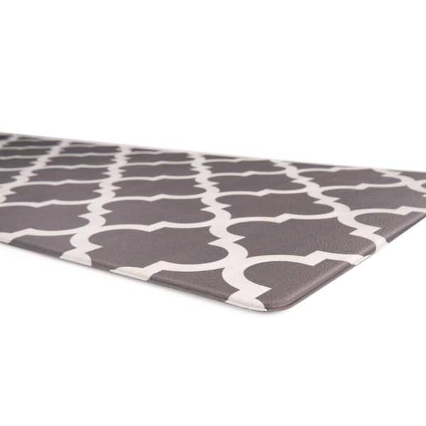 Moroccan 18 in. X 47 in. Gray Anti-Fatigue Mat
