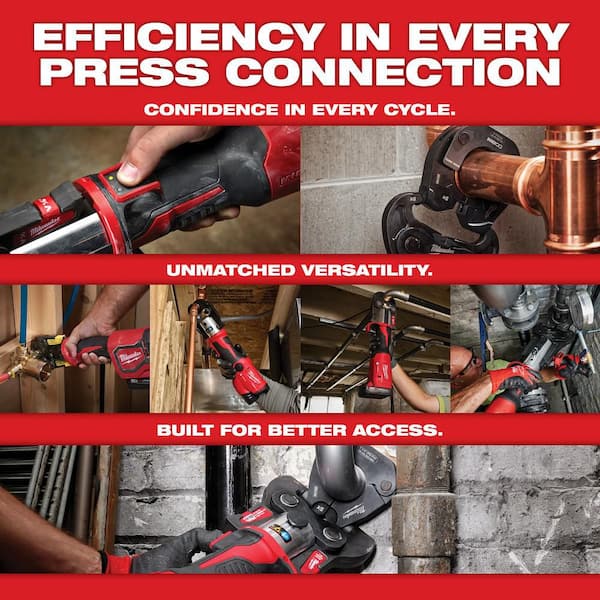 Milwaukee M12 12-Volt Lithium-Ion FORCE LOGIC Press Tool Kit w