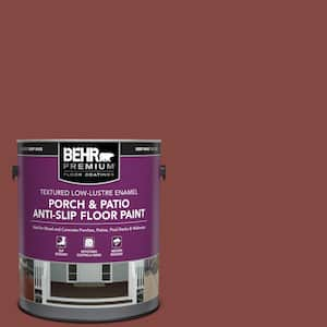 1 gal. #S-H-170 Red Brick Textured Low-Lustre Enamel Interior/Exterior Porch and Patio Anti-Slip Floor Paint