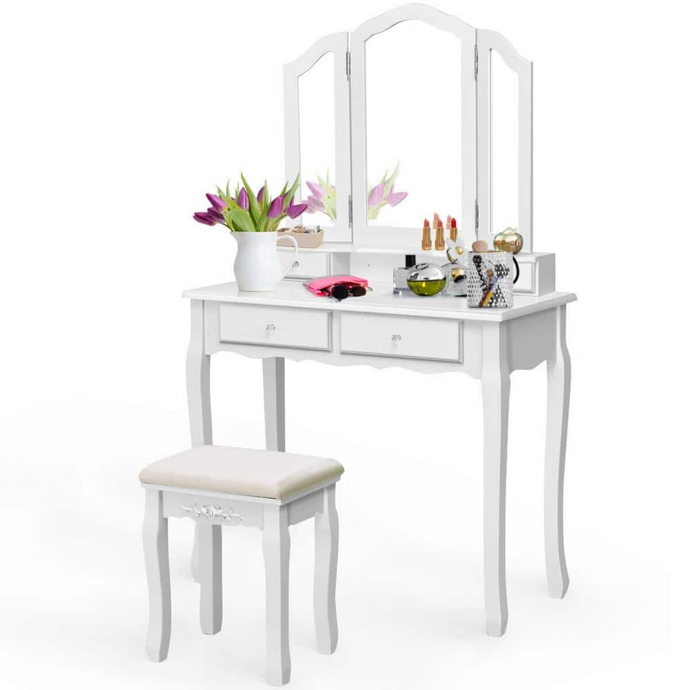 folding makeup vanity