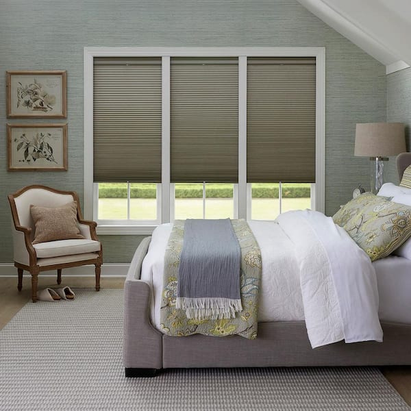Custom Motorized Premium 9/16 inch Room Darkening Cellular Shades