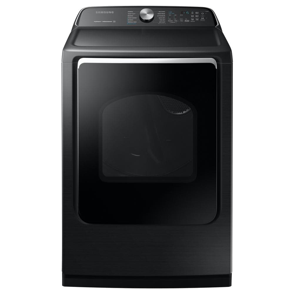 Samsung 7.4 cu. ft. 240-Volt Black Stainless Steel Electric Dryer