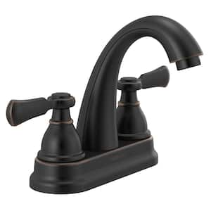 Elmhurst 4 in. Centerset 2-Handle Bathroom Faucet in Oil Rubbed Bronze