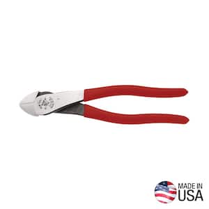 8 in. High Leverage Diagonal Cutting Pliers with Angled Head