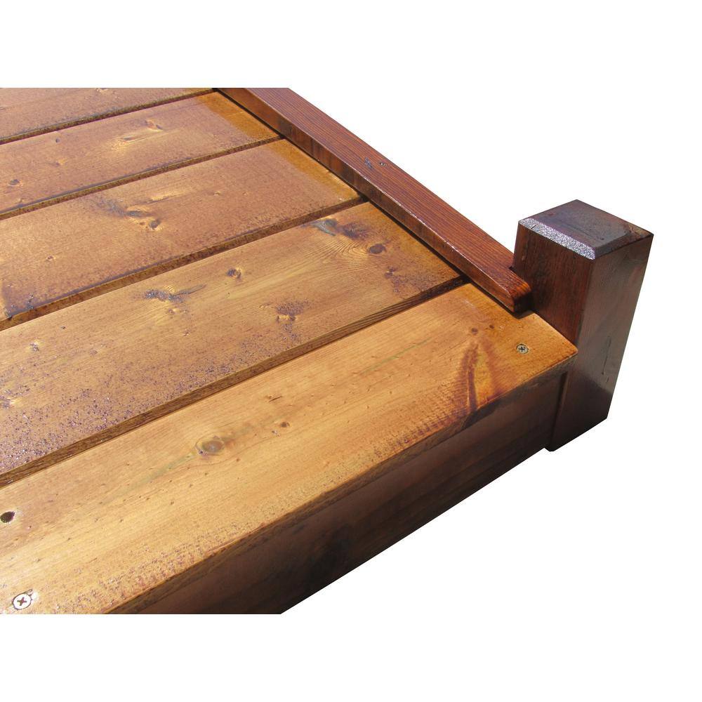 8 ft Natural Wood Japanese Zen Garden Bridge