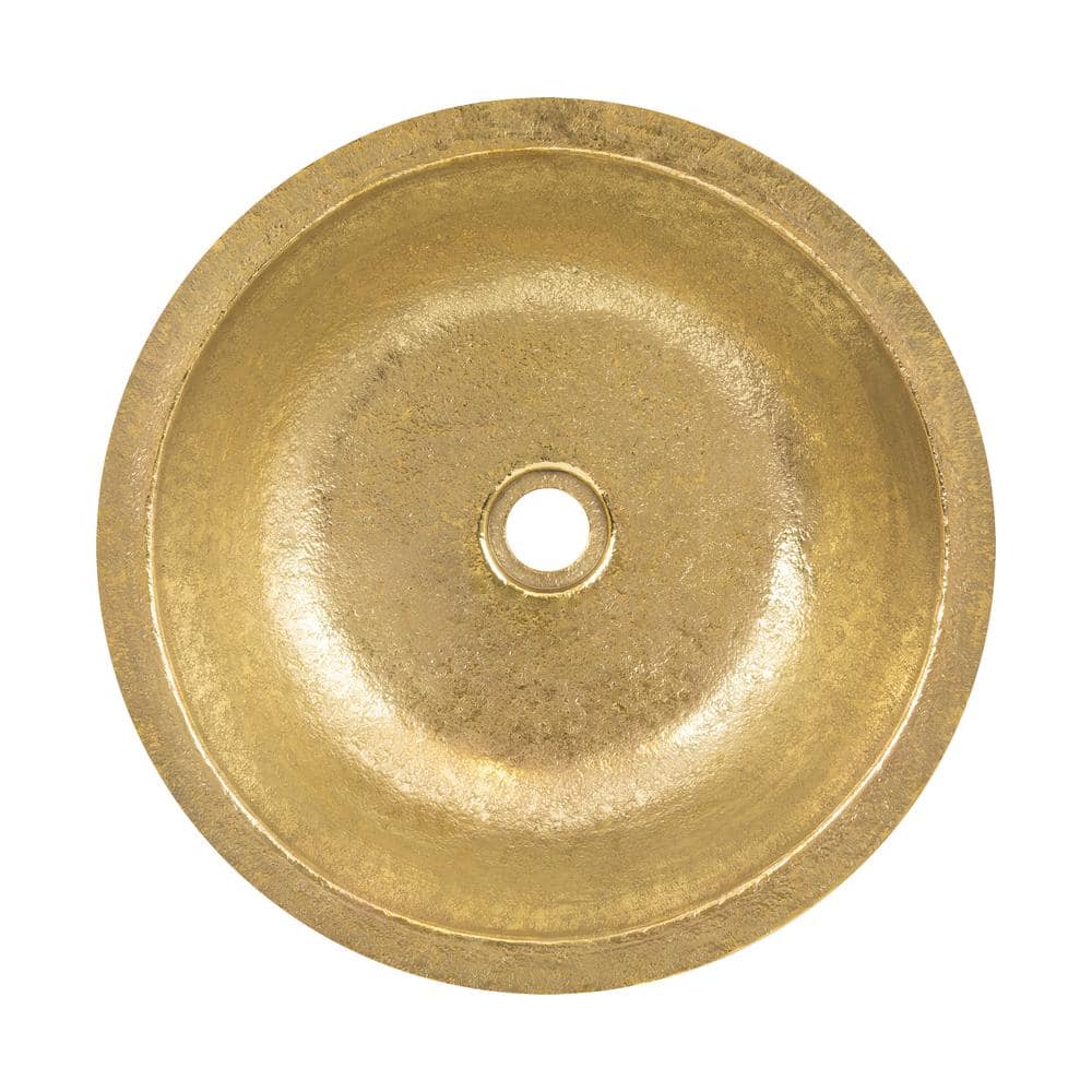 Terra Firma 16'' Polished Brass Round Bathroom Sink
