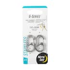 Nite Ize G-Series Stainless Steel Dual Chamber Carabiner #1 - (2
