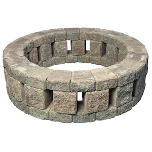 Stonehenge 58 in. x 16 in. Concrete Fire Pit Kit in Northwest Blend