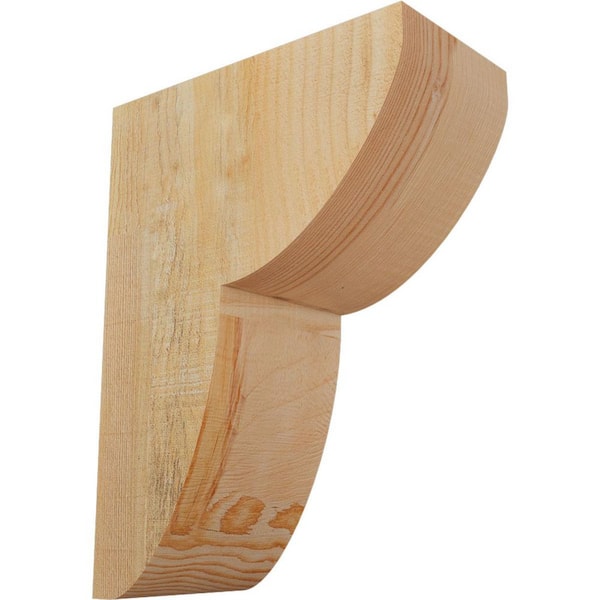 Ekena Millwork 6 in. x 12 in. x 16 in. Douglas Fir Carmel Smooth Corbel