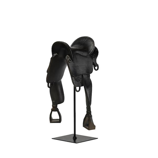 Mercana Colt III 8 in. L x 9 in. W Black Equestrian-Inspired English Horse Saddle