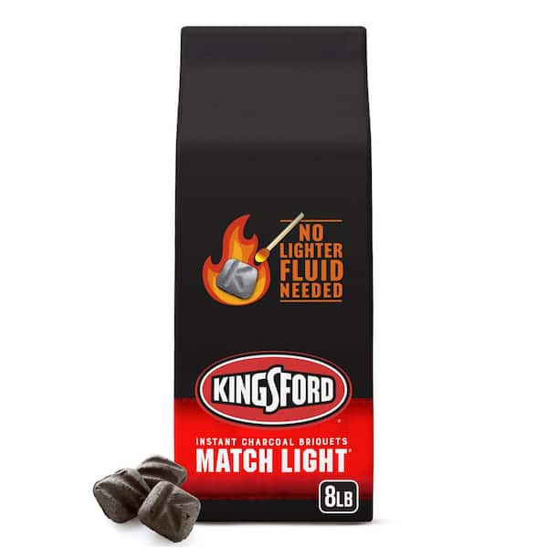 8 lbs. Match Light Instant BBQ Charcoal Grilling Briquettes