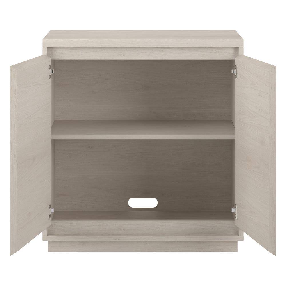 Alder White 30" Rectangular MDF Accent Cabinet